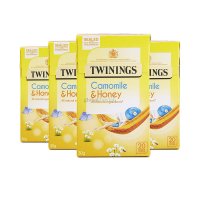 Twinings 트와이닝 카모마일 앤 허니 티 20티백 4팩