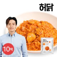 허닭 허닭  닭가슴살 깍두기 곤약볶음밥 250g 10팩