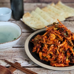 1인셋트🦑반고개무침회와 납작만두🦑초간단 밀키트, 착한반고개무침회