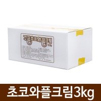 한국이안스 꾸플 달콤한 와플재료 초코 와플크림 3kg