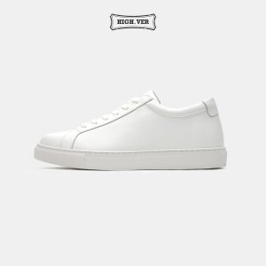 1IN WHITE HI - 화이트 스니커즈 키높이 버전