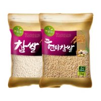 국산 찹쌀 5kg+현미찹쌀 5kg 혼합곡