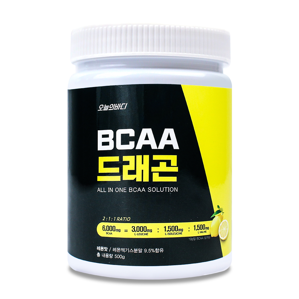 대진 오늘의바디 <b>BCAA</b> 드래곤 레몬맛 500g