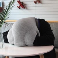 디자인에버 O-pillow 낮잠 비즈 타조 베개 쿠션