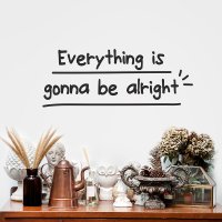 everything is gonna be alright 감성 레터링 스티커 코이핀즈