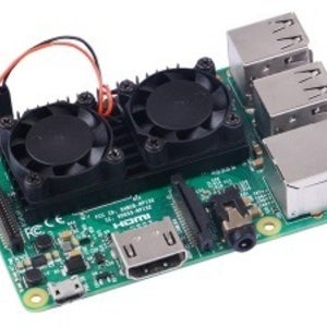 Raspberry Pi Ultimate Cooling Dual Fan 라즈베리파이 듀얼 쿨링팬 114991371