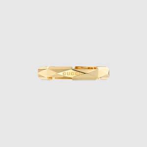 GUCCI 구찌 링크 투 러브 스터드 반지 18k 골드
