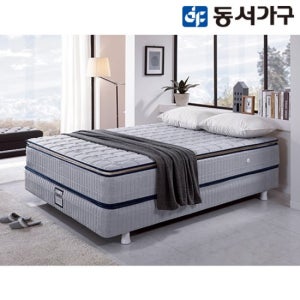 동서가구 상단 분리형 9존독립 필로우탑 투매트리스 퀸 침대 DF634007