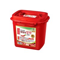 해찬들 맛있게 매운 태양초 알찬고추장 6.5kg