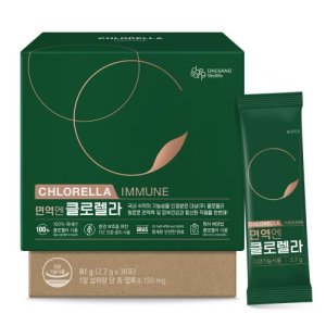 대상웰라이프 면역엔 클로렐라 2.7g x 30포 면역력 항산화 피부건강 콜레스테롤 개선