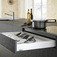 IDQBN9A 레그라박스 이녹스 댐핑언더레일 소서랍 LEGRABOX INOX 씽크 주방 싱크대 서랍장 블룸 BLUM