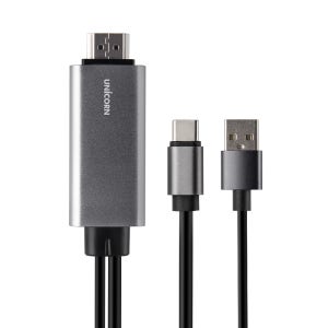 서진네트웍스 유니콘 C타입 to HDMI 4K 컨버터 케이블 TM-MHL9000C