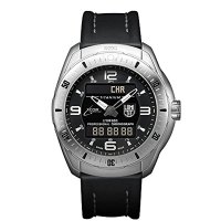 Luminox Xx.5241.xs 맨즈 Xcor 스페이스 exPedi 숀 티타늄(티탄) 케이스 블랙 레더 블랙 다이얼 실버 워치