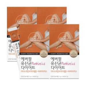 에버핏 유산균 다이어트 14포 4박스