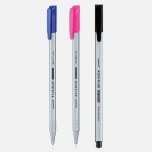 500 모나미 아쿠아플러스 UF 수성펜 0.4mm 낱색 - 색상선택