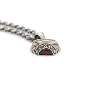 [오드콜렛] Eye officer ring necklace (red) odd41