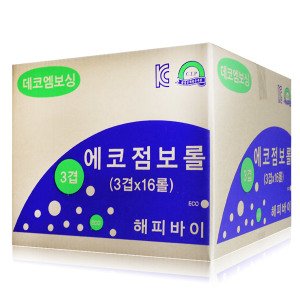 땡큐 에코 점보롤 3겹 x 16롤 업소용 화장지 대용량 휴지 에코 점보롤 3겹 x 16롤_절약형 휴지업소용 화장지