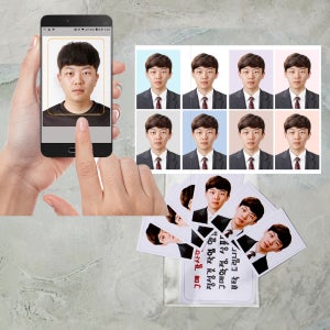 💖💖증명사진파일출력 면허증(민증),여권,반명함사🚀, 이미지샵사진관