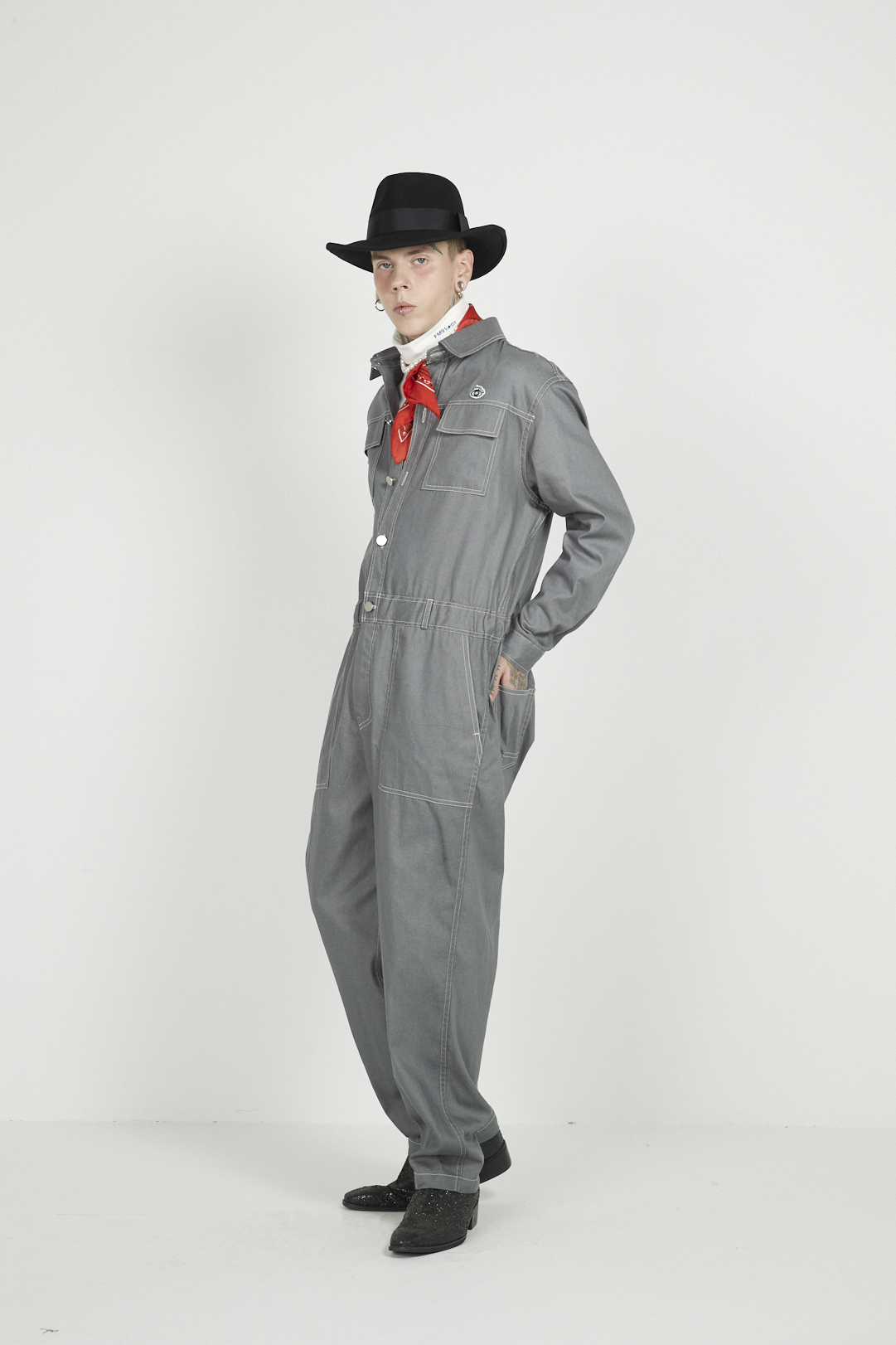 LOVE OVERALLS grey