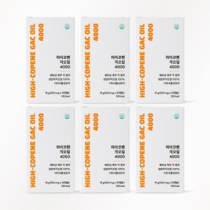 베트남 북부 걱의 생과에서 추출한 하이코펜 걱오일 4000 6박스_라이코펜 베타카로틴