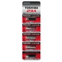 TOSHIBA 도시바 23A 12V 무수은 건전지 5알