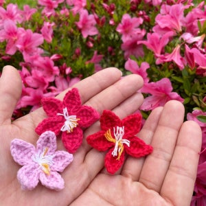 🔹손뜨개🔹 진달래 / 철쭉 / 연산홍 🌺, 쪼쪼두리 (JJOJJO2E)
