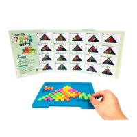 어린이 아동 두뇌발달 구슬 퍼즐 보드게임 장난감 EQ