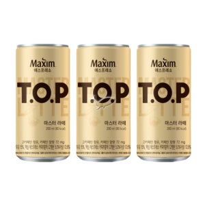 맥심TOP 마스터라떼 200ml/ 30캔