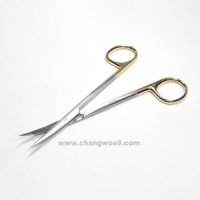 KASCO) 골드메젬바움가위 곡 (Metzen Scissors Blunt/Blunt TC) 10-630 / 14cm