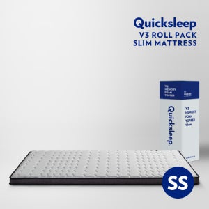 퀵슬립 V3 메모리폼 슬림매트리스 토퍼 슈퍼싱글 SS