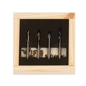 아덴 AXIOM용 CNC 베이직 비트세트 (4PCS) 6샹크 트리머비트 트리머날 ARDEN AR-004_CNC
