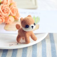 아트조이 DIY 강아지 양모펠트 키링 키트 포메라니안