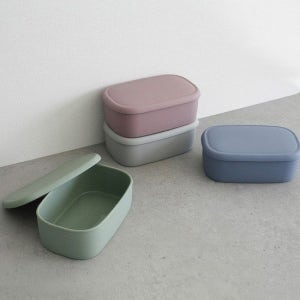 파스텔 실리콘 밀폐용기 특대(1400ml) 4colors