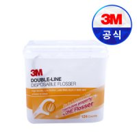 3M 3M 더블라인치실 일회용치실 치간칫솔 (1박스124EA)