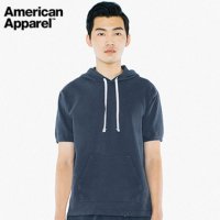 American Apparel 반팔 후드티 Charcoal