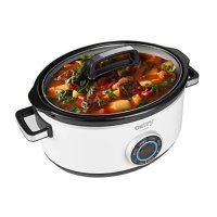 Camry CR6410 Kochtopf, 6,5 l, Slow Cooker Digital Timer und 3 Temperat