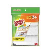 3M 스카치브라이트 베이직 순면행주 3매