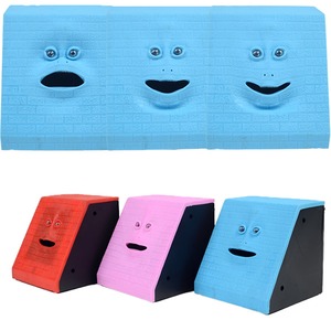 동전먹는 얼굴저금통 1P 입 움직이는 페이스 뱅크 랜덤