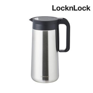 락앤락 스텐 핸들 물병 1.4L 물통 냉장고 보틀 카페 투명 가정용 업소용 손잡이  LHC7002SLV