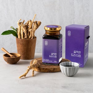 꿀먹은도라지청 유리병 350g, 스틱 20입 선택 선물세트, 청년농부들