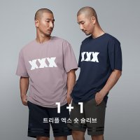 1+1 젝시맨즈 오버핏 반팔 운동복 헬스복상의