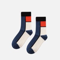 [삭스앤드][SOCKS&] Socks&(삭스앤드) 블랙 라인 양말