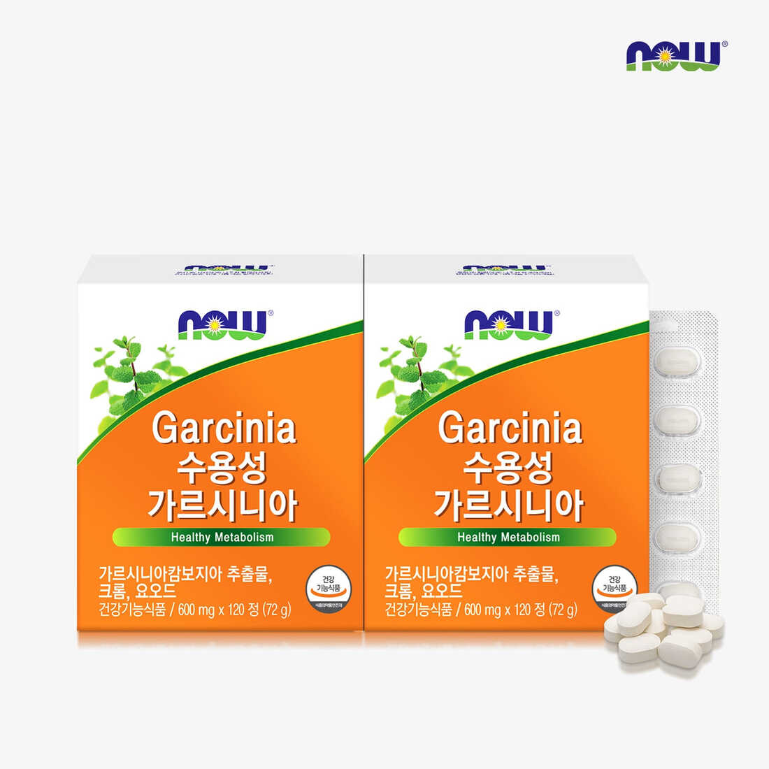 <b>나우푸드</b> 수용성 가르시니아 120정 2박스 2개월분,비타민샵