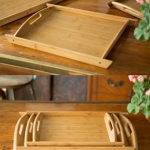 손잡이 대나무 트레이 3P세트_A