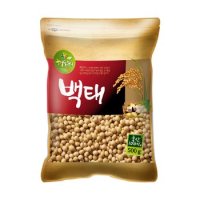 국산 백태 500g 메주콩 두유콩 콩국수용