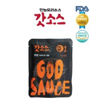 갓소스 맛있게 맵다 만능요리소스 갓소스 1단계 60g x 1팩 매운 불닭 소스 캠핑 여행