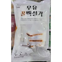 착한떡 우유 꿀백설기 400g 1개