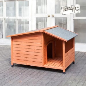 헬로망치 원목 대형개집 강아지 하우스 HS-A7000