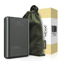 빅쏘 휴대용 충전식 손난로 보조배터리 고속충전 10000mAh 큐란2 Q10