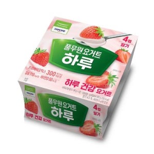 풀무원다논 하루 요거트 딸기 80G*4